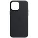 Кожаный чехол Leather Case (AA) with MagSafe для Apple iPhone 14 Pro (6.1") Black