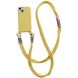 Чохол TPU two straps California для Apple iPhone 12 Pro Max (6.7") Жовтий