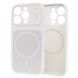 Чехол для iPhone 13 Pro Dual Tone Silicone MagSafe Case &ndash; White