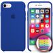 Чехол Apple silicone case for iPhone 7/8 с микрофиброй и закрытым низом Ultra Blue / Синий