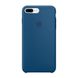 Чoхол silicone case for iPhone 7 Plus/8 Plus Blue / Синій