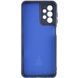 Чехол для Samsung Galaxy A23 4G Silicone Full camera закрытый низ + защита камеры Синий / Midnight blue