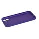 Чехол для iPhone 11 Silicone Full camera purple фиолетовый / закрытый низ + защита камеры