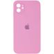 Чехол для iPhone 11 Silicone Full camera розовый / закрытый низ + защита камеры
