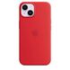 Чехол Silicone case Original 1:1 (AAA) with Magsafe для Apple iPhone 14 Plus (6.7") Красный / Red