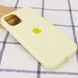 Чехол Silicone Case Full Protective (AA) для Apple iPhone 12 mini (5.4") (Желтый / Mellow Yellow)