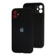 Чехол для iPhone 11 Silicone Full camera черный / закрытый низ + защита камеры