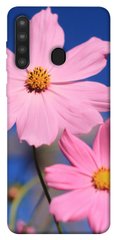 Чехол для Samsung Galaxy A21 PandaPrint Розовая ромашка цветы