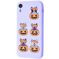 TPU чохол WAVE Fancy для Apple iPhone XR (6.1 "") Dog in pumpkin / Light purple