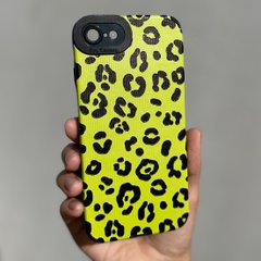 Чехол для iPhone 7 / 8 / SE 2020 Rubbed Print Silicone Green leopard