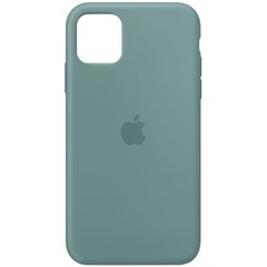 Чохол для iPhone 11 Silicone Full Cactus / зелений / закритий низ