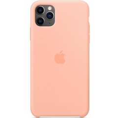 Чехол silicone case for iPhone 11 Pro Max (6.5") (Оранжевый / Grapefruit)