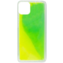 Неоновий чохол Neon Sand glow in the dark для Apple iPhone 12 mini (5.4") (Зелений)