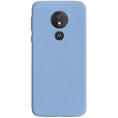 Силиконовый чехол Candy для Motorola Moto G7 Play (Голубой / Lilac Blue)