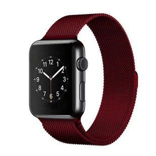 Ремінець для Apple Watch 42/44/45 mm Milanese Loop Marsala