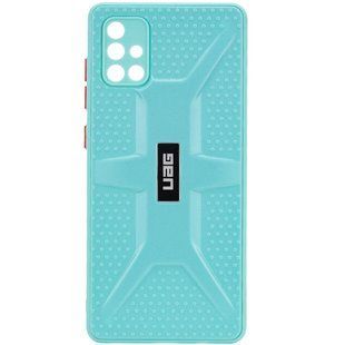 Чехол TPU+PC UAG для Samsung Galaxy A71 (Бирюзовый)