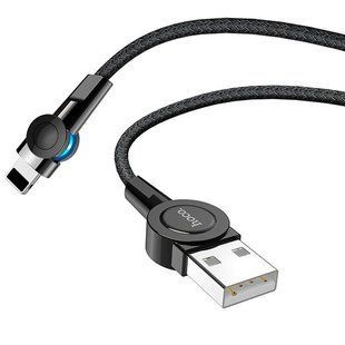 Кабель USB Hoco S8 Magnetic Lightning Cable Black, Черный