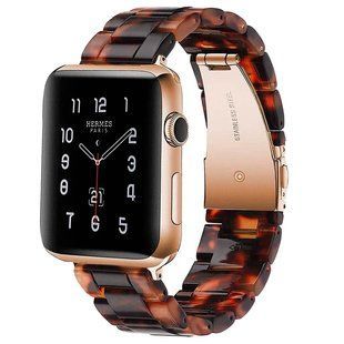 Ремінець Resin Band для Аpple Watch 38/40/41 mm Black/Orange