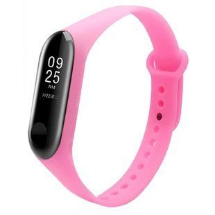 Силіконовий ремінець Neon для Xiaomi Mi Band 3/4 (Рожевий)
