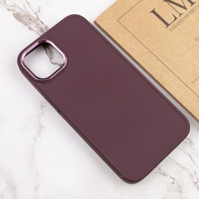 TPU чехол Bonbon Metal Style для Apple iPhone 14 Pro Max (6.7") Бордовый / Plum