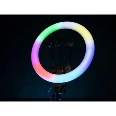 Светодиодная кольцевая лампа F133/1 RGB 45 см