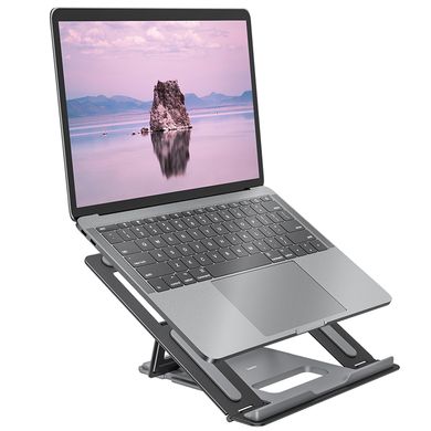 Подставка для ноутбука HOCO Excellent aluminum alloy folding laptop stand PH37 |19-30°| Grey