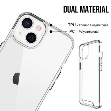Чехол TPU Space Case transparent для Apple iPhone 14 Plus (6.7") (Прозрачный)