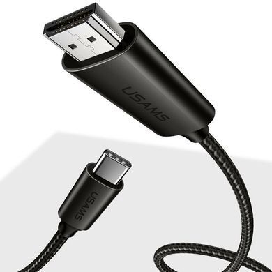 Адаптер Usams US-SJ282 U22 HDMI 4K HD to Type-C Чорний (31606), Черный
