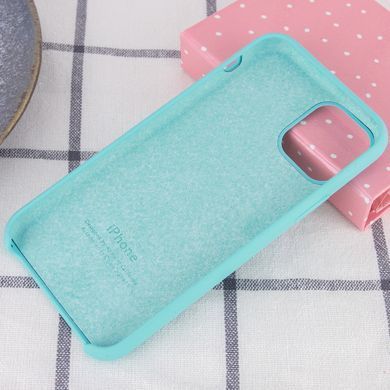 Чехол silicone case for iPhone 11 Marine Green / бирюзовый