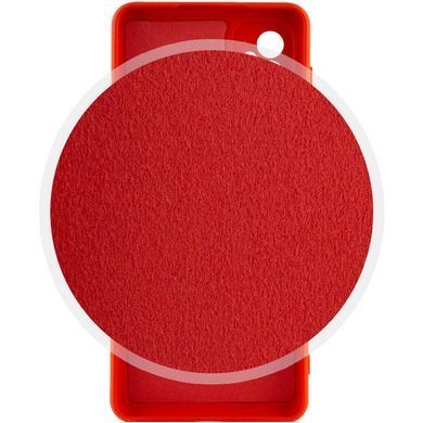 Чохол для Samsung Galaxy A24 4G Silicone Full camera закритий низ + захист камери Червоний / Red