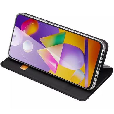 Чехол-книжка Dux Ducis с карманом для визиток для Samsung Galaxy M51 (Черный)