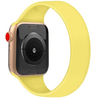 Ремінець Solo Loop для Apple watch 38mm/40mm 143mm (4) (Жовтий / Ginger)