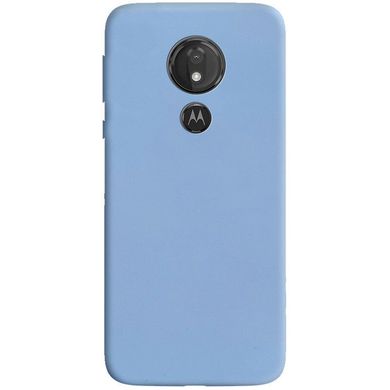 Силіконовий чохол Candy для Motorola Moto G7 Play (Блакитний / Lilac Blue)