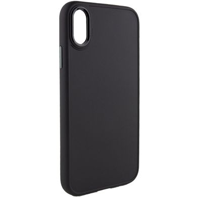 TPU чехол Bonbon Metal Style для Apple iPhone XR (6.1") Черный / Black