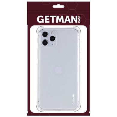 TPU чехол GETMAN Ease logo усиленные углы для Apple iPhone 11 Pro (5.8"), Прозрачный