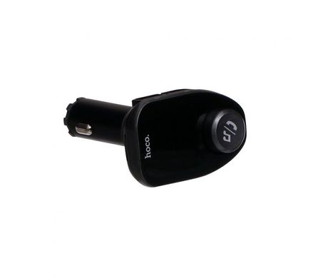 Автомобильное зарядное устройство Hoco E45 Bluetooth FM модулятор черный, Черный
