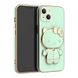 Чохол для iPhone 14 Pro Max Hello Kitty + дзеркало Mint