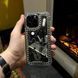 Чехол объемный ручной работы для iPhone 14 Pro Max That's My&reg; Сlassic Series. Metal Black