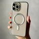 Чехол для iPhone 15 Matt Shining Case with Magsafe + стекло на камеру