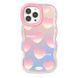 Чехол для iPhone 14 Pro Max Волнистый Heart sweet lovely + подставка