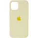 Чехол для Apple iPhone 13 Silicone Case Full / закрытый низ Желтый / Mellow Yellow