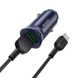 Адаптер автомобільний HOCO Type-C cable Farsighted dual port QC3.0 car charger set Z39 | 2USB, QC3.0, 3A / 18W | black