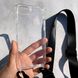 Чехол для iPhone 7 / 8 прозрачный с ремешком Black