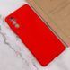 Чохол для Samsung Galaxy A24 4G Silicone Full camera закритий низ + захист камери Червоний / Red