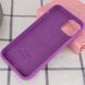 Чехол для Apple iPhone 11 Pro (5.8") Silicone Full / закрытый низ (Фиолетовый / Grape)