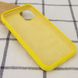 Чехол для Apple iPhone 12 Pro Silicone Full / закрытый низ (Желтый / Neon Yellow)