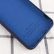 Чехол для Xiaomi Mi 10T / Mi 10T Pro Silicone Full (Синий / Midnight blue) с закрытым низом и микрофиброй без лого