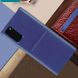Кожаная накладка G-Case Cardcool Series для Samsung Galaxy S20 (Синий)