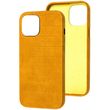 Шкіряний чохол Croco Leather для Apple iPhone 13 (6.1"") Yellow