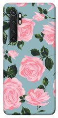 Чехол для Xiaomi Mi Note 10 Lite PandaPrint Розовый принт цветы